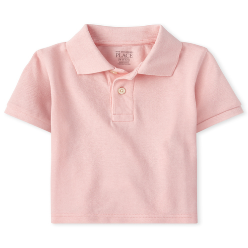 

s Baby And Toddler Boys Pique Polo - Pink - The Children's Place