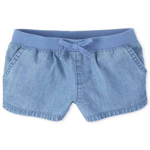 

s Baby And Toddler Pull On Denim Shorts - The Children's Place