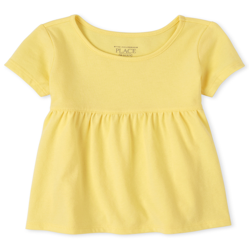 

s Baby And Toddler Tunic Top - Yellow - The Children's Place