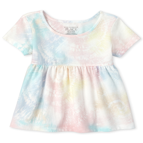 

s Baby And Toddler Tie Dye Tunic Top - Multi - The Children's Place