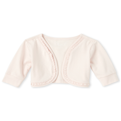 

s Baby And Toddler Ruffle Shrug - Pink - The Children's Place