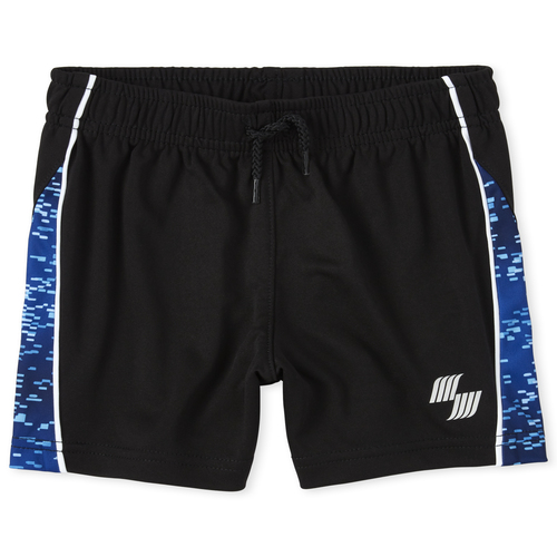 

Newborn Baby And Toddler Boys Mix And Match Side Stripe Performance Basketball Shorts - Black - The Children's Place