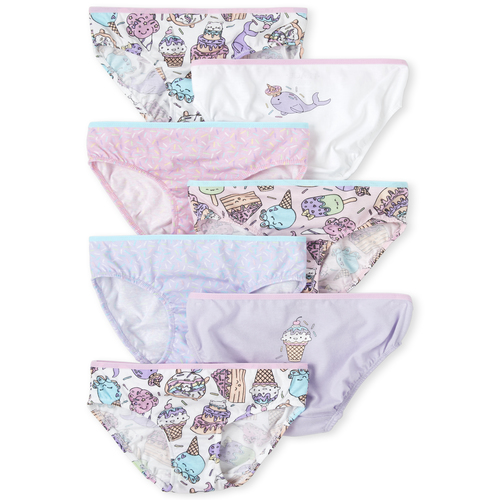 

Girls Dessert Briefs 7-Pack - Purple - The Children's Place