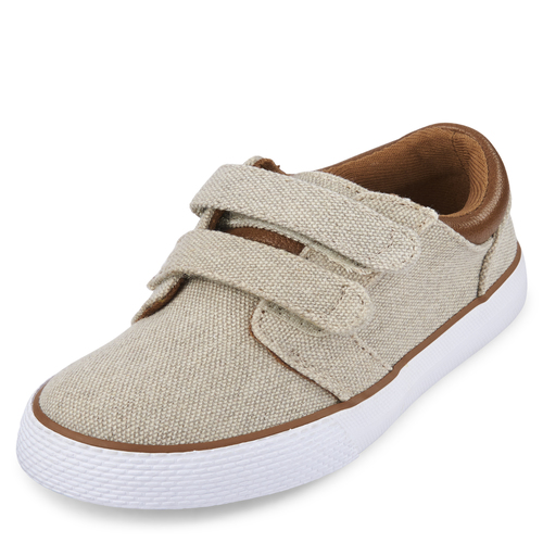 

Baby Boys Toddler Boys Canvas Sneakers - Tan - The Children's Place
