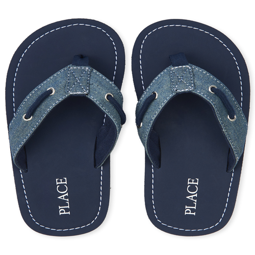 

s Boys Flip Flops - Blue - The Children's Place