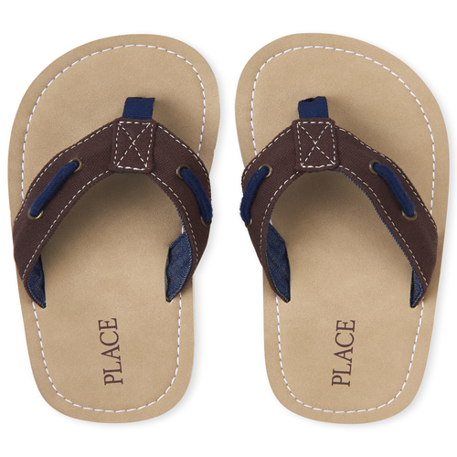 

s Boys Flip Flops - Brown - The Children's Place