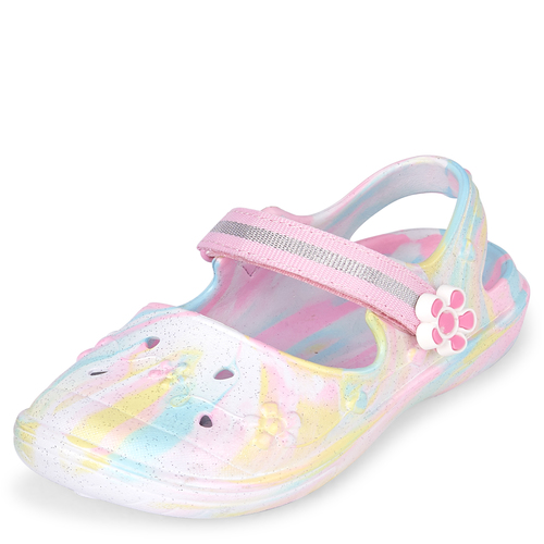 

s Toddler Glitter Flower Tie Dye Water Shoes - Multi - The Children's Place