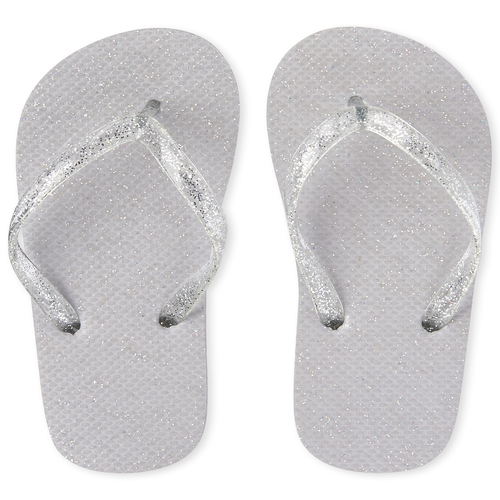 

s Glitter Flip Flops - Metallic - The Children's Place