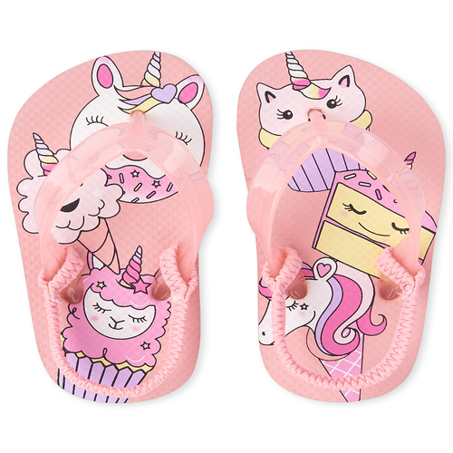 

s Toddler Unicorn Flip Flops - Multi - The Children's Place