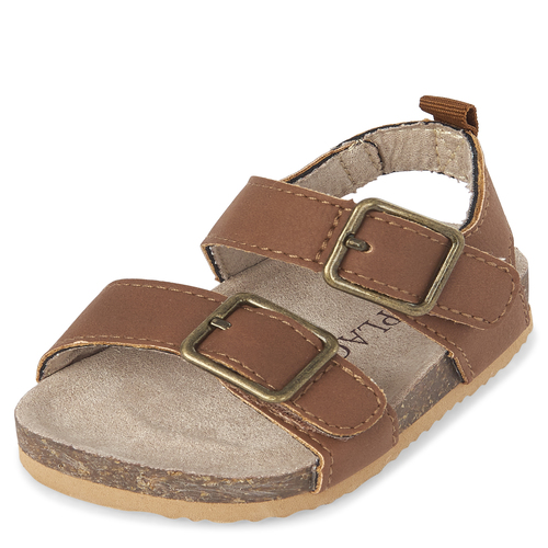 

Newborn Baby Boys Sandals - Tan - The Children's Place