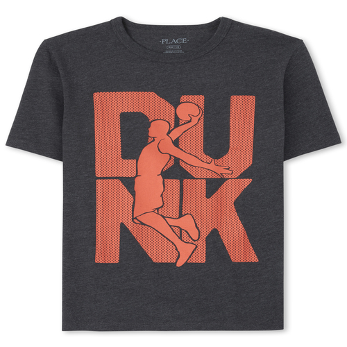 

s Boys Basketball Graphic Tee - Black T-Shirt - The Children's Place