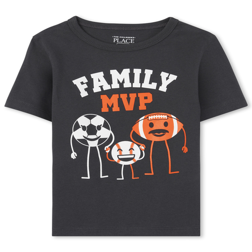 

s Baby And Toddler Boys Sports Mvp Graphic Tee - Gray T-Shirt - The Children's Place