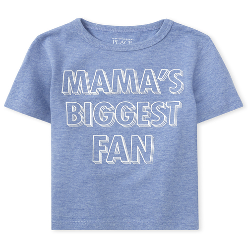 

s Baby And Toddler Boys Mama Graphic Tee - Blue T-Shirt - The Children's Place