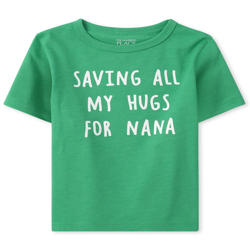 

s Baby And Toddler Boys Nana Graphic Tee - Green T-Shirt - The Children's Place