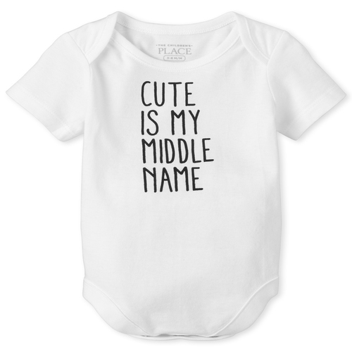 

s Unisex Baby Cute Graphic Tee - White T-Shirt - The Children's Place