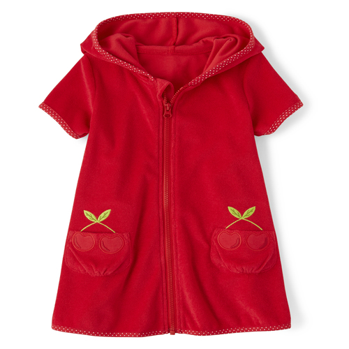 

s Embroidered Cover Up - Very Cherry - Red - The Children's Place
