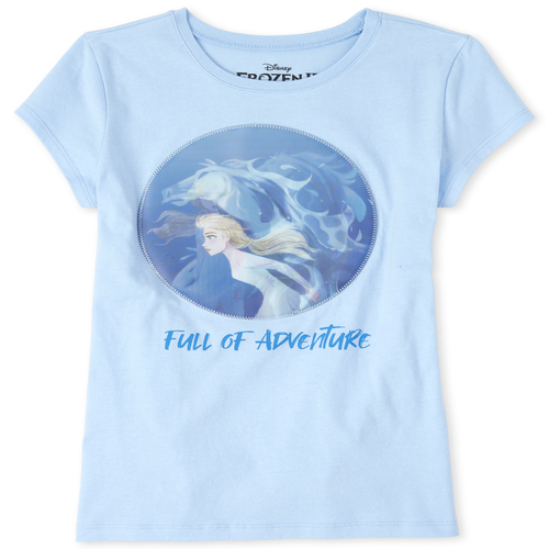 

s Disney Frozen 2 Lenticular Adventure Graphic Tee - Blue T-Shirt - The Children's Place
