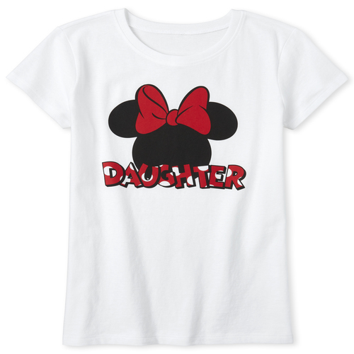 

s Disney Mommy And Me Minnie Mouse Matching Graphic Tee - White T-Shirt - The Children's Place