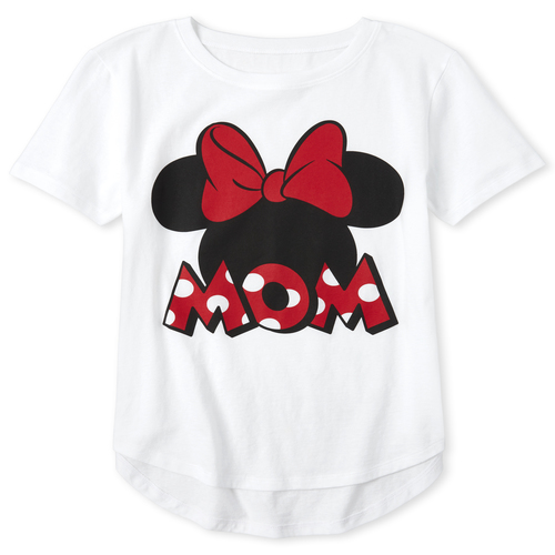 

s Womens Disney Mommy And Me Minnie Mouse Matching Graphic Tee - White T-Shirt - The Children's Place