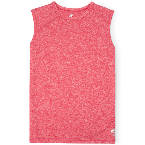 

s Boys Mix And Match Marled Muscle Tank Top - Red - The Children's Place