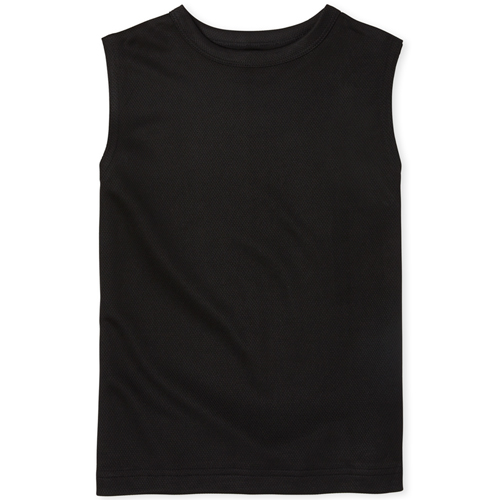 

s Boys Mix And Match Mesh Muscle Tank Top - Black - The Children's Place