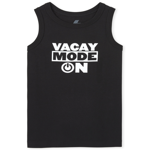 

s Boys Mix And Match Graphic Tank Top - Black - The Children's Place