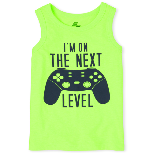 

Boys Boys Mix And Match Graphic Tank Top - Green - The Children's Place
