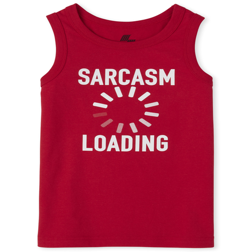

s Boys Mix And Match Graphic Tank Top - Red - The Children's Place