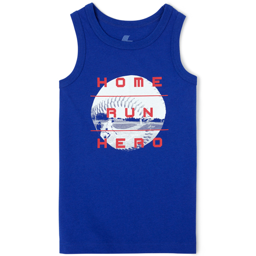 

s Boys Mix And Match Graphic Tank Top - Blue - The Children's Place