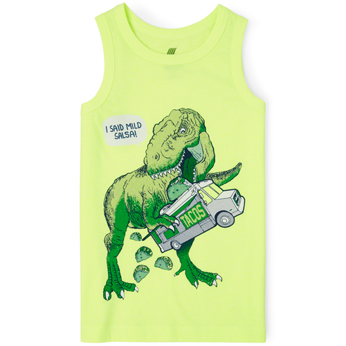 

Boys Boys Mix And Match Graphic Tank Top - Green - The Children's Place
