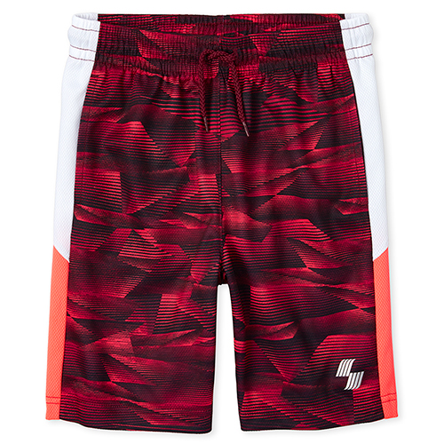 

Boys Boys Mix And Match Side Stripe Performance Basketball Shorts - Red - The Children's Place