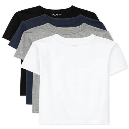 

Boys Boys Basic Layering Tee 4-Pack - Multi T-Shirt - The Children's Place