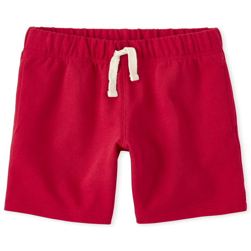 

s Boys French Terry Shorts - Red - The Children's Place