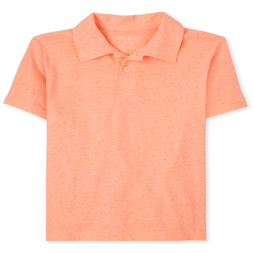 

s Boys Jersey Polo - Orange - The Children's Place