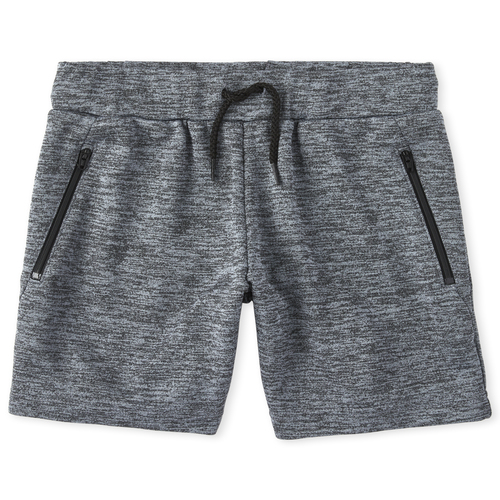 

s Boys Marled French Terry Shorts - Gray - The Children's Place