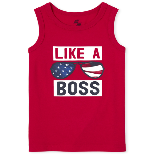 

Boys Boys Americana Mix And Match Tank Top - Red - The Children's Place