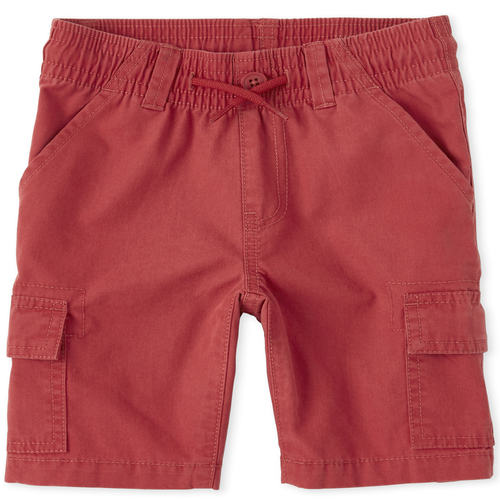 

s Boys Pull On Cargo Shorts - Red - The Children's Place