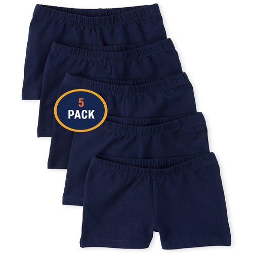 

Girls Cartwheel Shorts 5-Pack - Blue - The Children's Place