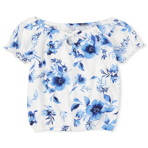 

Girls Mix And Match Cut Out Top - White - The Children's Place