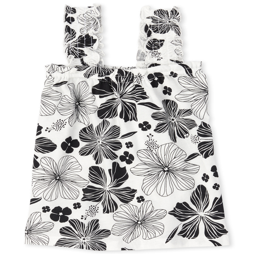 

Girls Mix And Match Smocked Tank Top - White - The Children's Place