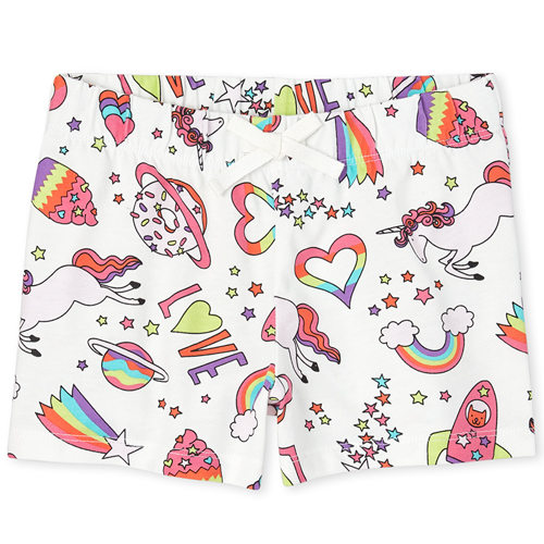 

s Mix And Match Print Shorts - White - The Children's Place