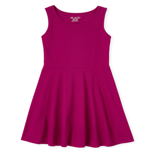 

Girls Tank Dress - Red - The Children's Place