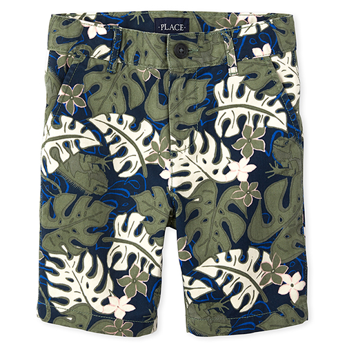 

s Boys Print Chino Shorts - Multi - The Children's Place