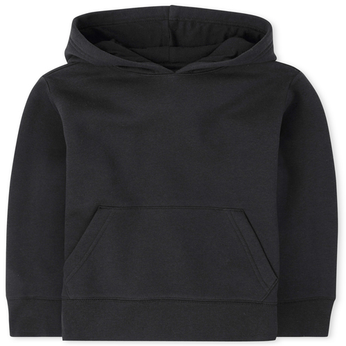 

Boys Boys Uniform Fleece Hoodie - Black - The Children's Place