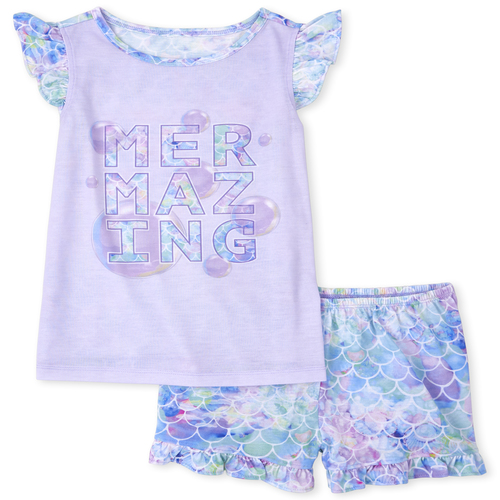 

s Mermaid Pajamas - Purple - The Children's Place