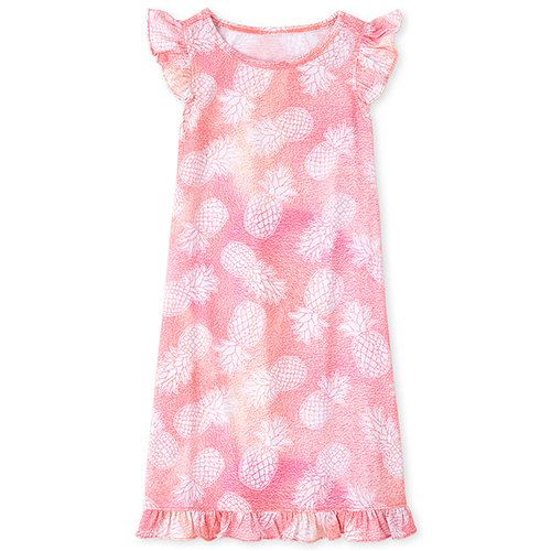 

Girls Pineapple Nightgown - Pink - The Children's Place