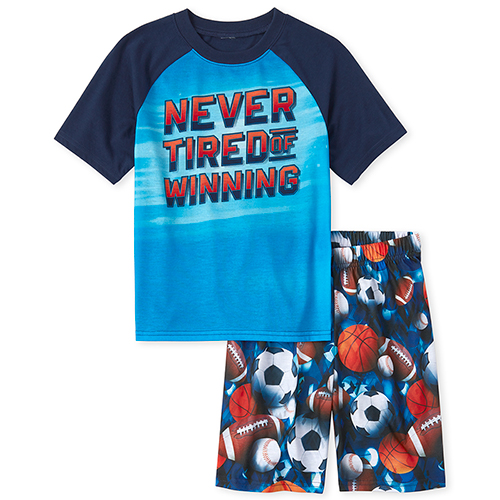 

s Boys Sports Pajamas - Blue - The Children's Place