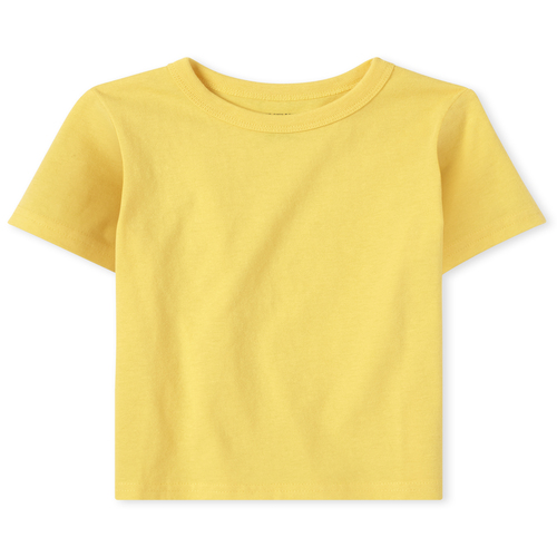 

s Baby And Toddler Boys Basic Layering Tee - Yellow T-Shirt - The Children's Place