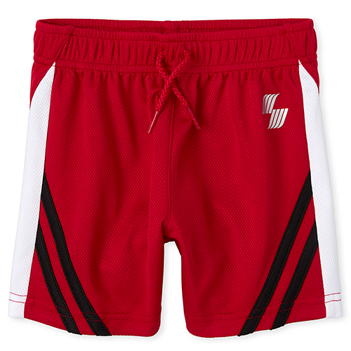 

s Baby And Toddler Boys Mix And Match Side Stripe Performance Basketball Shorts - Red - The Children's Place