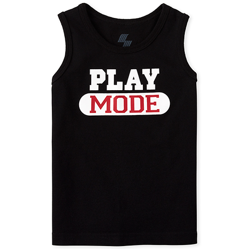 

s Baby And Toddler Boys Mix And Match Graphic Tank Top - Black - The Children's Place